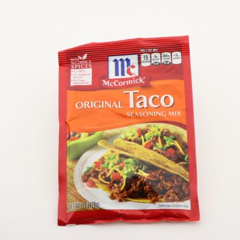 Original taco seasoning mix, original taco - 0052100034911