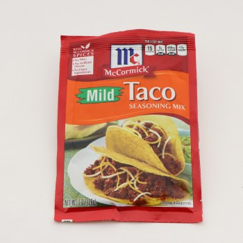 Mild taco seasoning mix - 0052100034935