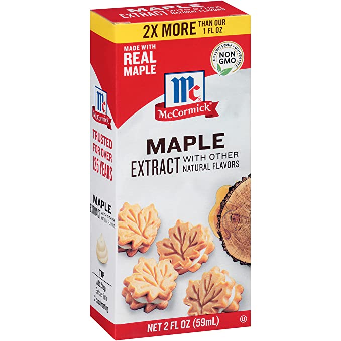 McCormick Maple Extract with Other Natural Flavors, 2 fl oz - 052100042992