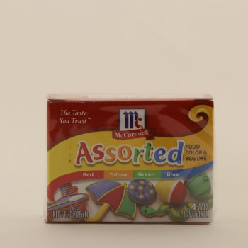 Assorted food colors - 0052100071077