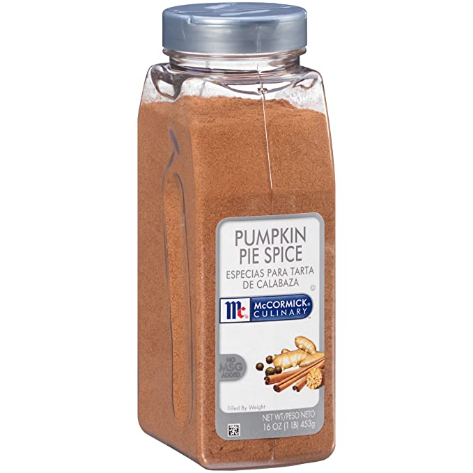  McCormick Culinary Pumpkin Pie Spice, 16 oz - One 16 Ounce Container of Pumpkin Spice Powder, Perfect for Sweet Potatoes, Apple Dishes, Candied Nuts, Cookies and More  - 052100323107