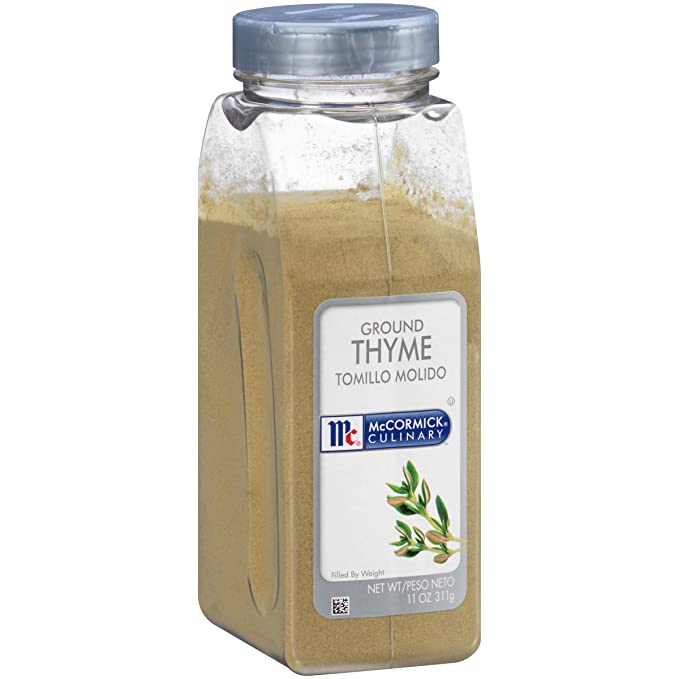  McCormick Culinary Ground Thyme, 11 oz  - 052100324234