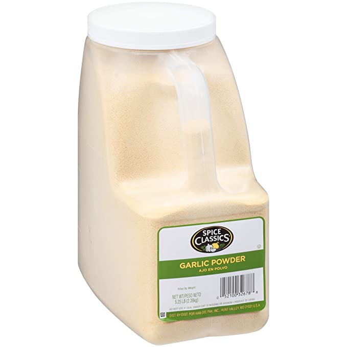  Spice Classics Garlic Powder, 5.25 lbs  - 052100326788