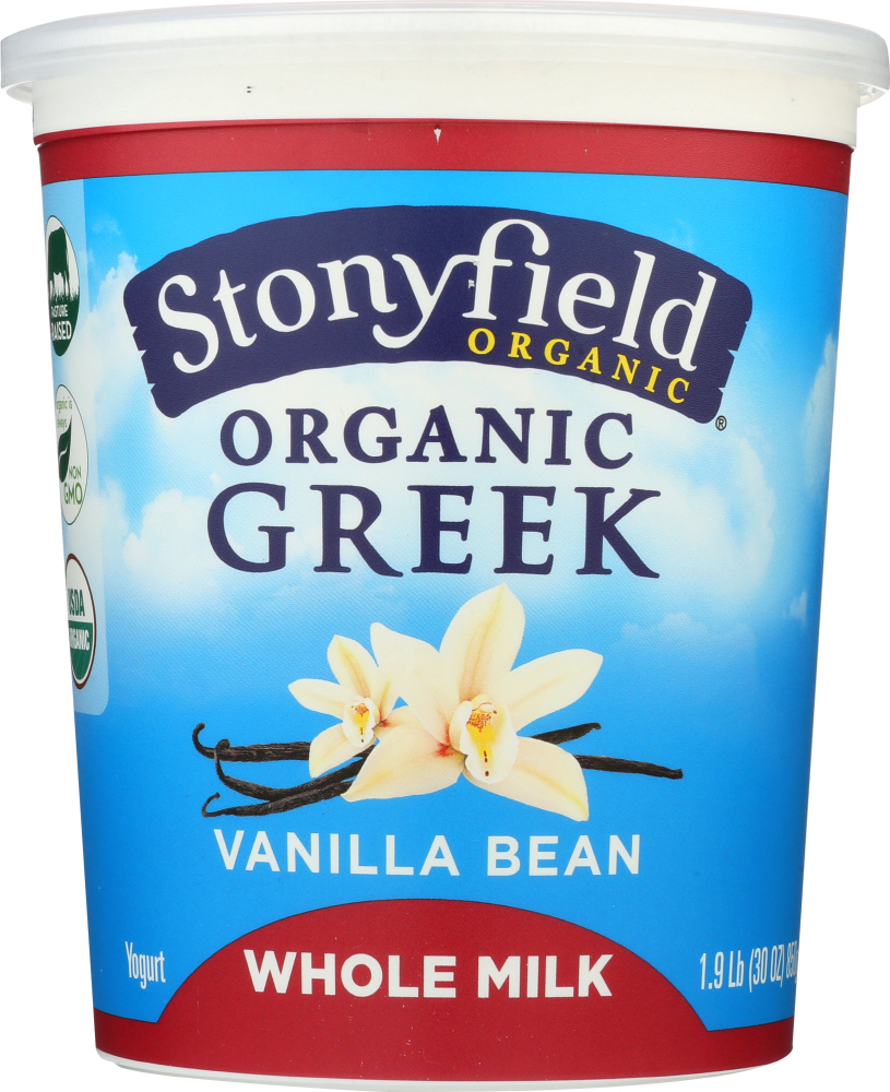 Organic Greek Whole Milk, Vanilla Bean - 052159702939