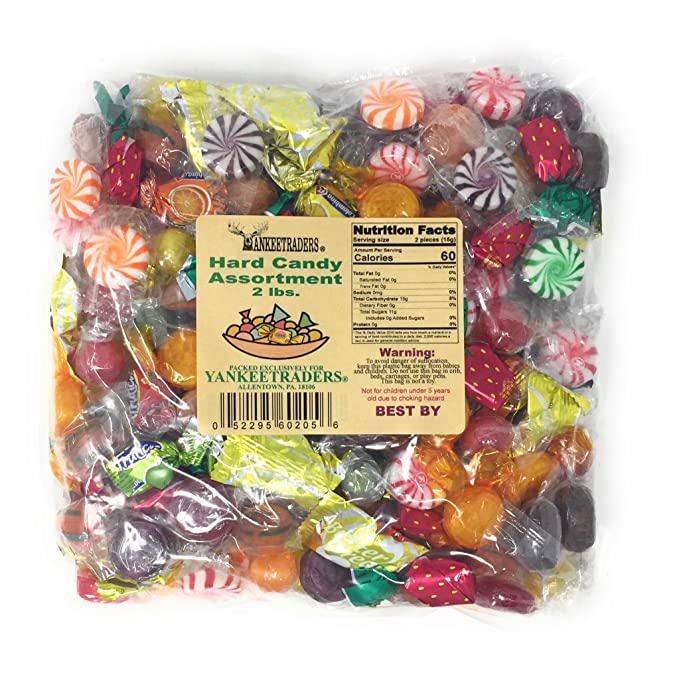  Yankee Traders Yankee Trader Hard Candy, Assortment Mix, 2 Pound  - 052295602056