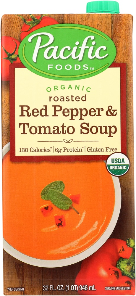 Organic Roasted Red Pepper & Tomato Soup - 052603041843