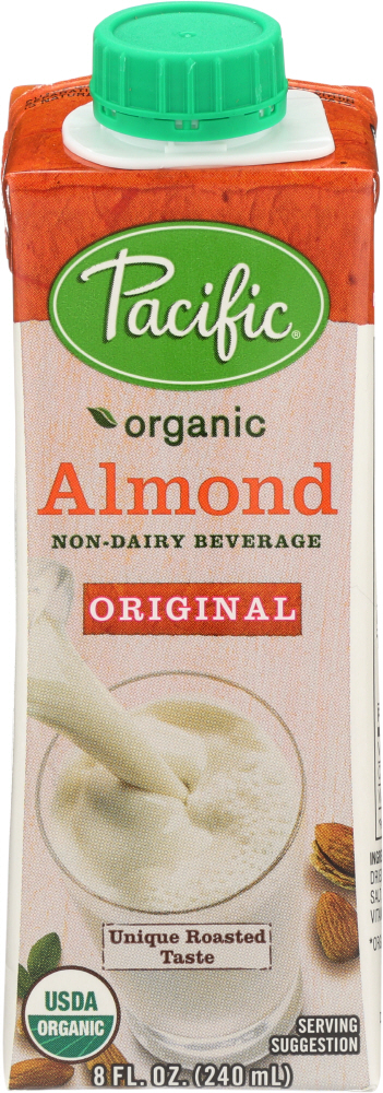 PACIFIC FOODS: Organic Almond Original Non-Dairy Beverage, 8 oz - 0052603065054