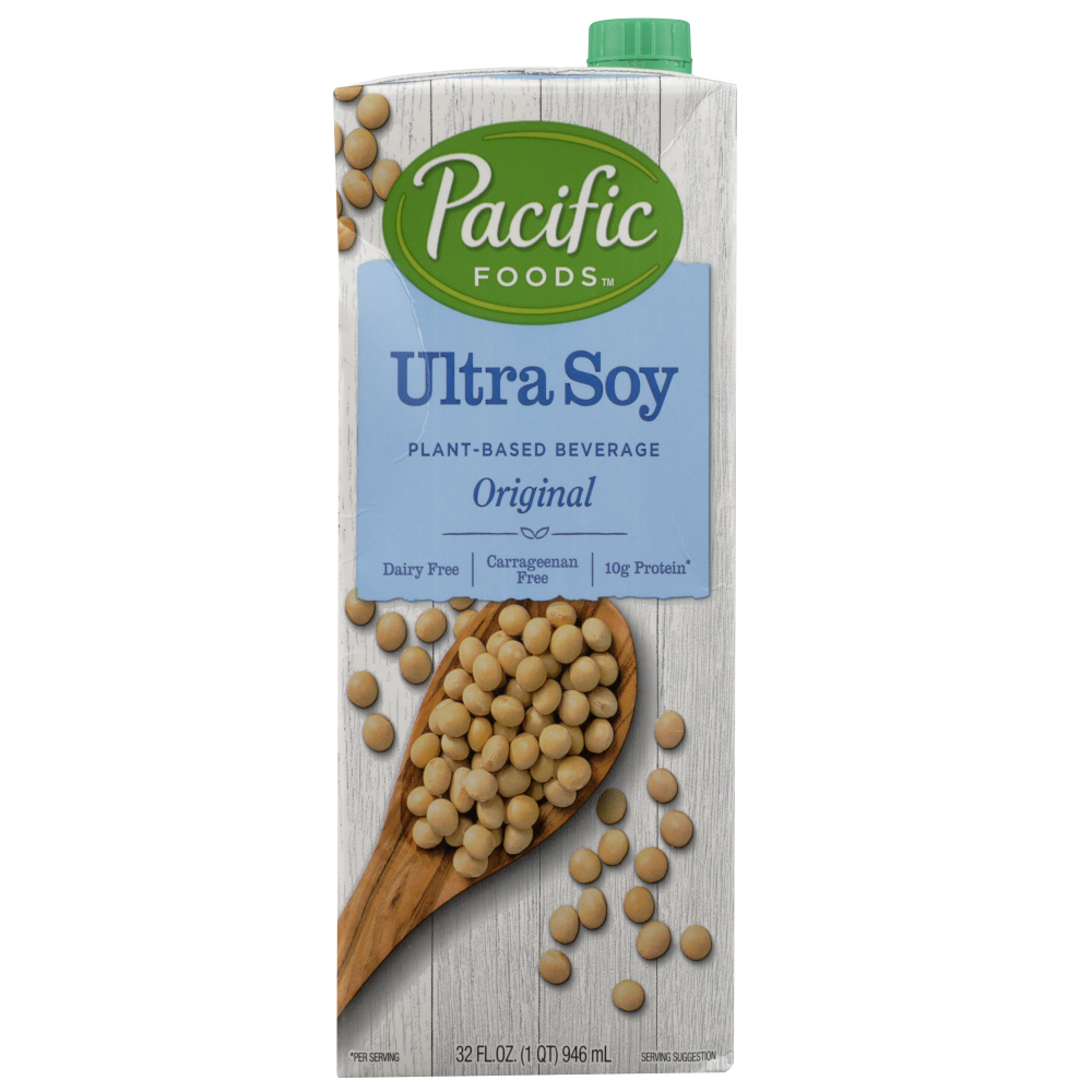 PACIFIC FOODS: Beverages Ultra Soy Original, 32 oz - 0052603082006