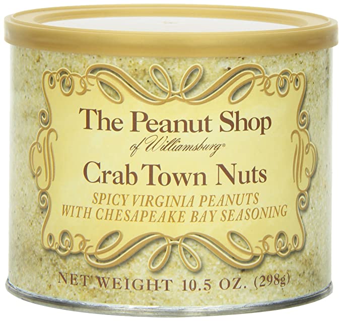  The Peanut Shop of Williamsburg Crab Town Nuts, 10.5 Ounce  - 053136898966