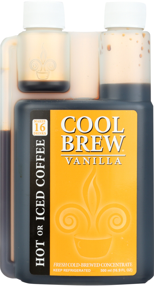 COOLBREW: Fresh Cold-Brewed Concentrate Vanilla, 500 ml - 0053721016034
