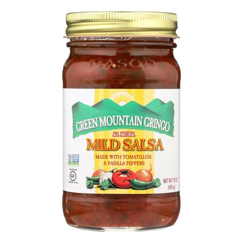 Green Mountain Gringo Mild Salsa - Case Of 12 - 16 Oz. - 053852001008