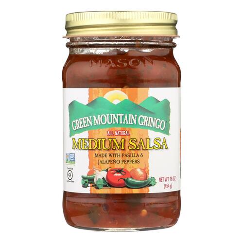 GREEN MOUNTAIN GRINGO: Medium Salsa, 16 Oz - 0053852004009