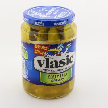 Vlasic, zesty dill spears - 0054100001603