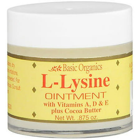 Basic Organics L-Lysine Ointment 0.875 Oz. - 054458640004