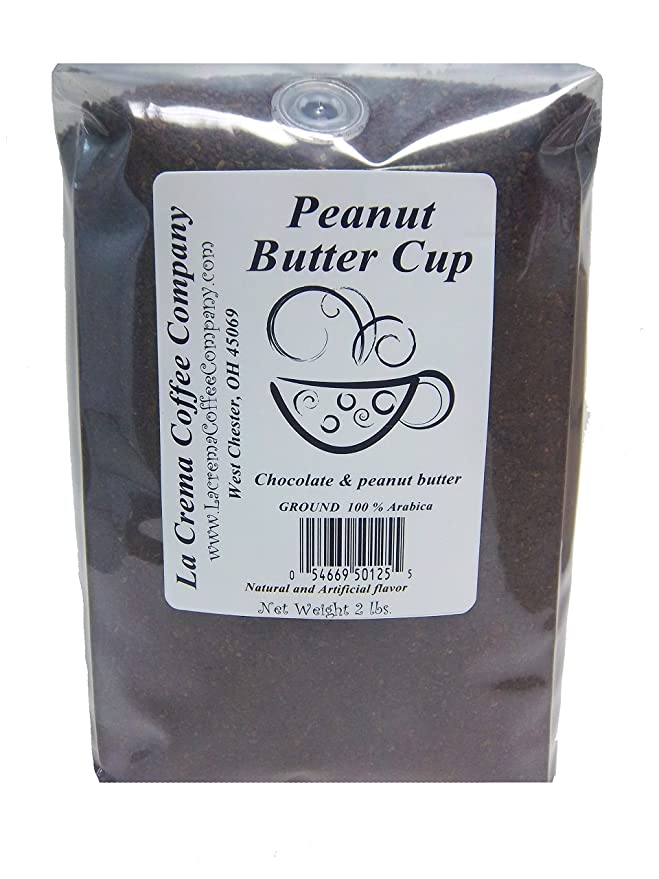 La Crema Coffee Company Bulk Peanut Butter Cup, 2 Pound - 054669501255