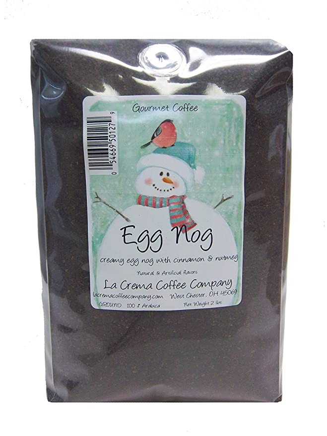 La Crema Coffee Company Bulk Egg Nog, Snowman, 2 Pound - 054669501279