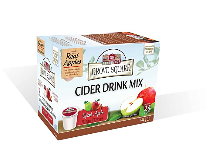  Single Serve Spiced Apple Cider Drink Mix - 24 Cups  - 055268770318