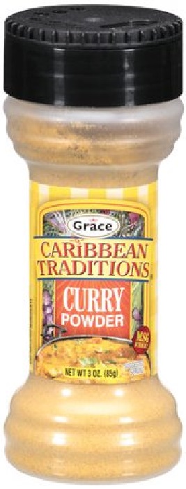 GRACE CARIBBEAN: Spice Curry Power, 3 oz - 0055270956052
