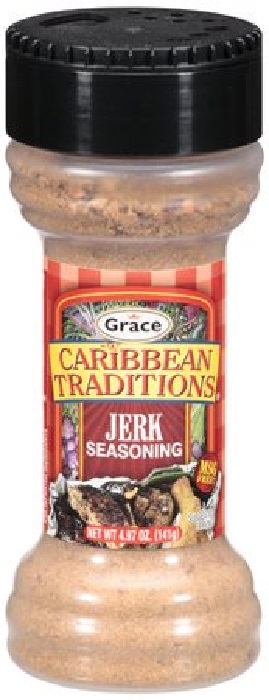 GRACE CARIBBEAN: Seasoning Dry Jerk, 4.97 oz - 0055270956069