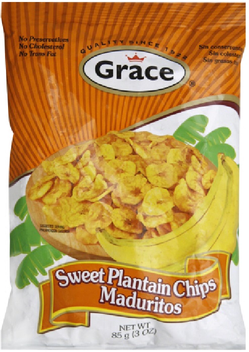 GRACE CARIBBEAN: Chip Banana Sweet, 3 oz - 0055270956526