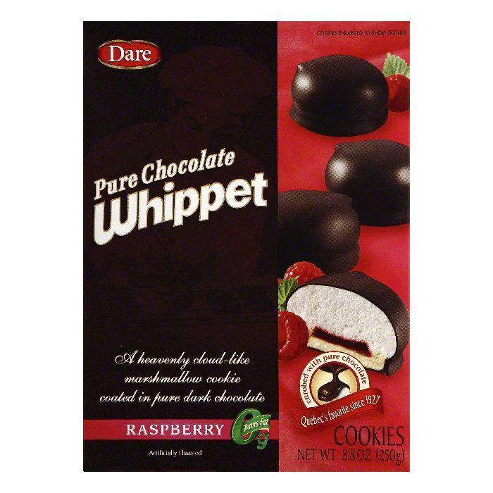 Dare, Pure Chocolate Whippet Cookies, Raspberry - 055653000624