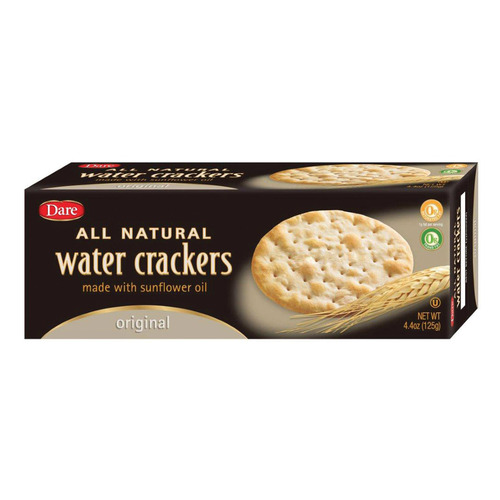 Dare Crackers - Water Crackers Original - Case Of 12 - 4.4 Oz. - 055653618706