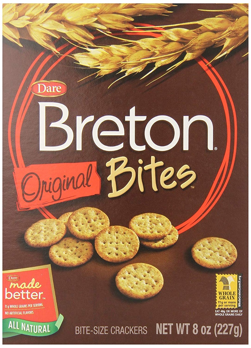 Dare, Breton, Bite-Size Crackers, Original - 055653646006