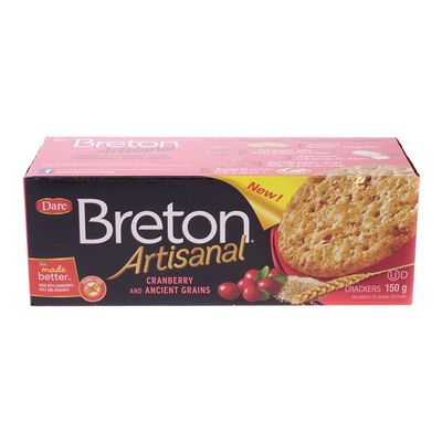 Dare, Breton, Crackers, Cranberry And Ancient Grains - 055653660606