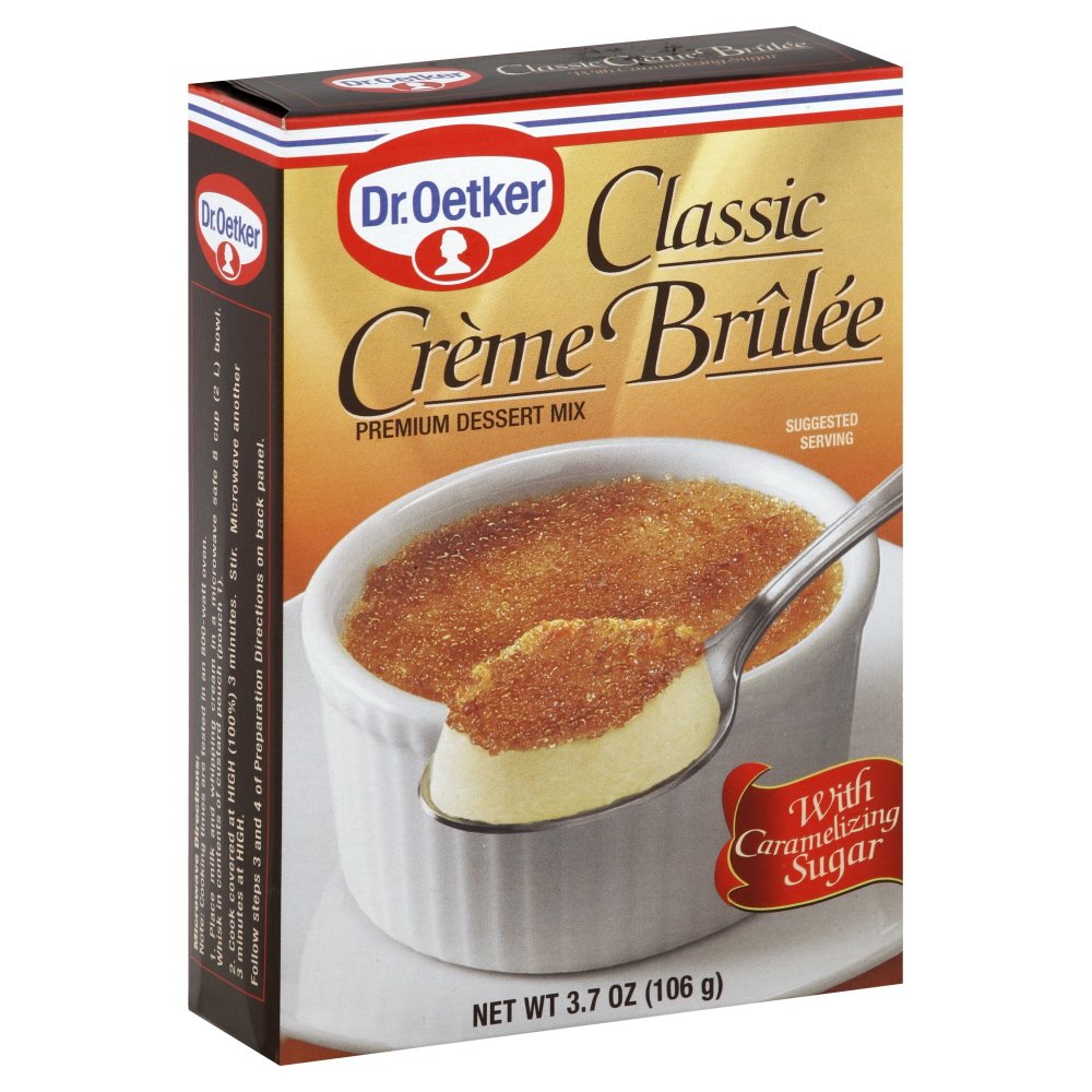 DR OETKER: Creme Brulee Mix, 3.7 oz - 0058336141119