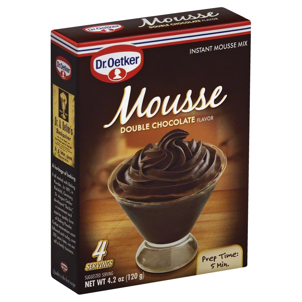 DR OETKER: Mousse Supreme Double Chocolate, 4.2 oz - 0058336141409
