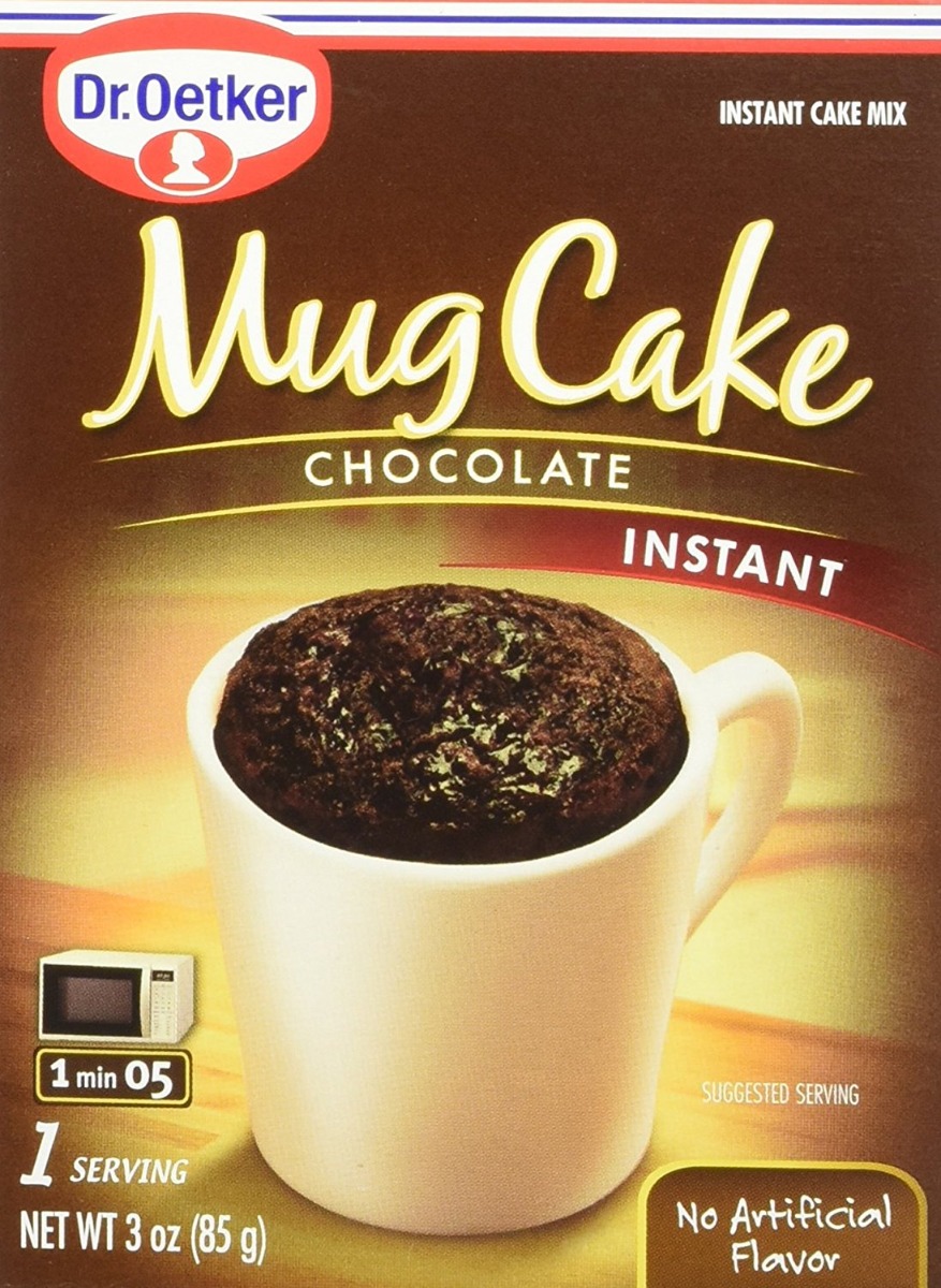 DR OETKER: Instant Mug Cake Chocolate, 3 oz - 0058336153228