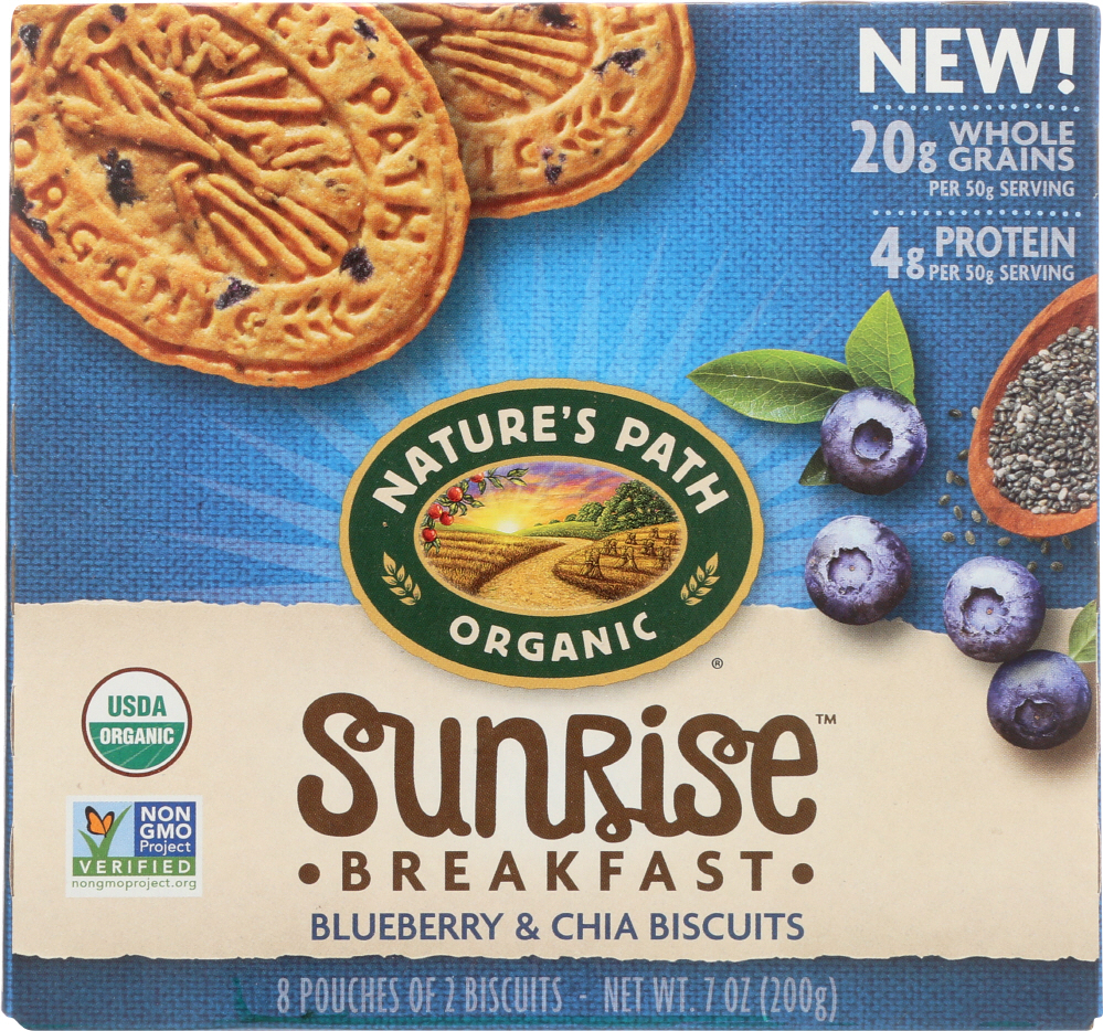 Sunrise Breakfast Blueberry & Chia Biscuits - 058449160021