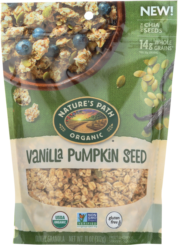NATURES PATH: Vanilla Pumpkin Seed Granola, 11 oz - 0058449172000