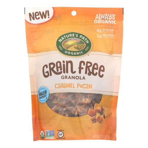 NATURES PATH: Grain Free Granola Caramel Pecan, 8 oz - 0058449192022