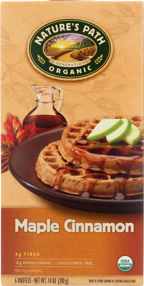 Nature'S Path, Waffles, Maple Cinnamon - 058449590668