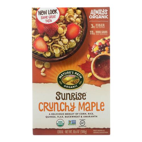 Nature's Path Crunchy Maple - Sunrise - Case Of 12 - 10.6 Oz. - 058449771531