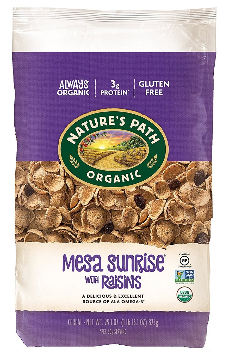 NATURES PATH: Mesa Sunrise Flakes with Raisins Cereal, 29.1 oz - 0058449771623