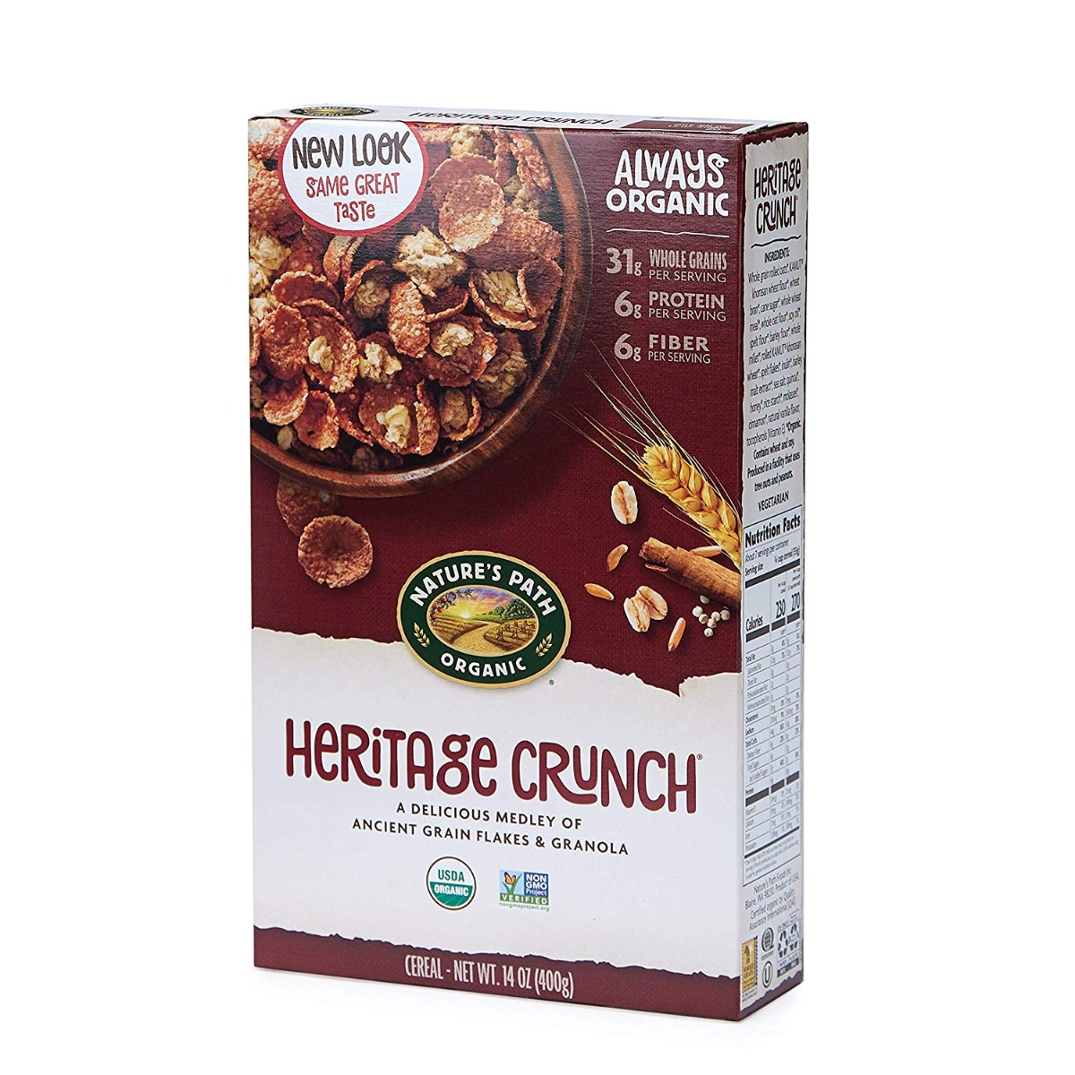 Nature's Path Organic Heritage Crunch Cereal - Case Of 12 - 14 Oz. - 058449771753