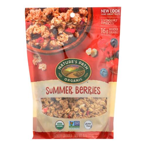NATURE’S PATH: Organic Granola Gluten Free Selections Summer Berries, 11 oz - 0058449890393