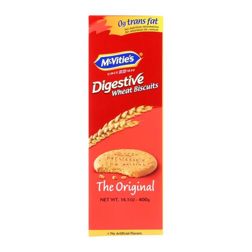 Mcvities Digestive Wheat Biscuits - Case Of 12 - 14.1 Oz. - 059290311419