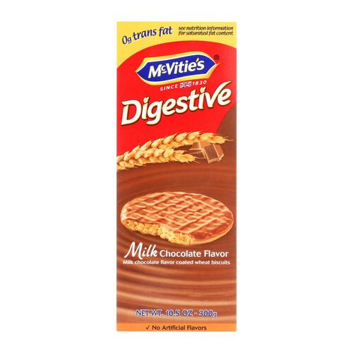 MCVITIES: Crackers Digestive Milk Chocolate, 10.5 oz - 0059290311440