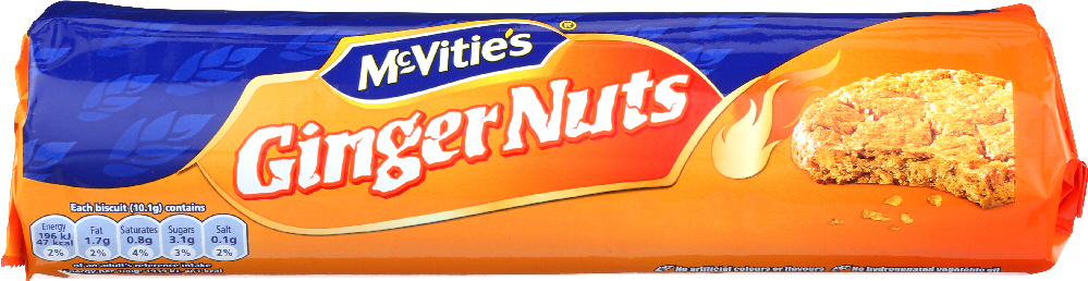 MCVITIES: Cookies Ginger Nuts, 8.8 oz - 0059290311891