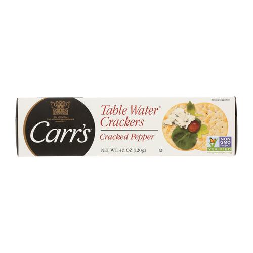 Carr'S, Table Water Crackers, Cracked Pepper - 059290575927