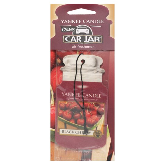 Yankee Candle Black Cherry Car Jar Air Freshener - 0609032620714