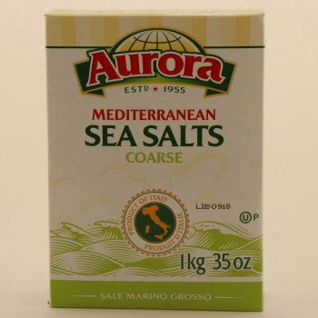 Sea Salt, Mediterranean, Coarse (aurora) 1KG - 0061659012738