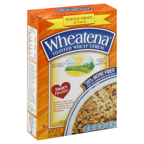 WHEATENA: Toasted Wheat Cereal, 20 oz - 0064144080045
