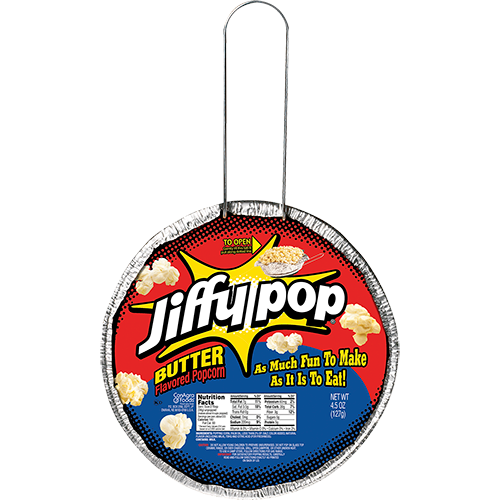 Jiffy Pop Butter Flavored Popcorn, 4.5 Oz., 4.5 Oz - 00064144150502