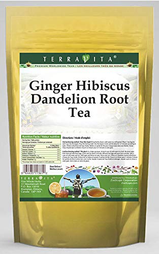  Ginger Hibiscus Dandelion Root Tea (25 tea bags, ZIN - 064445682702