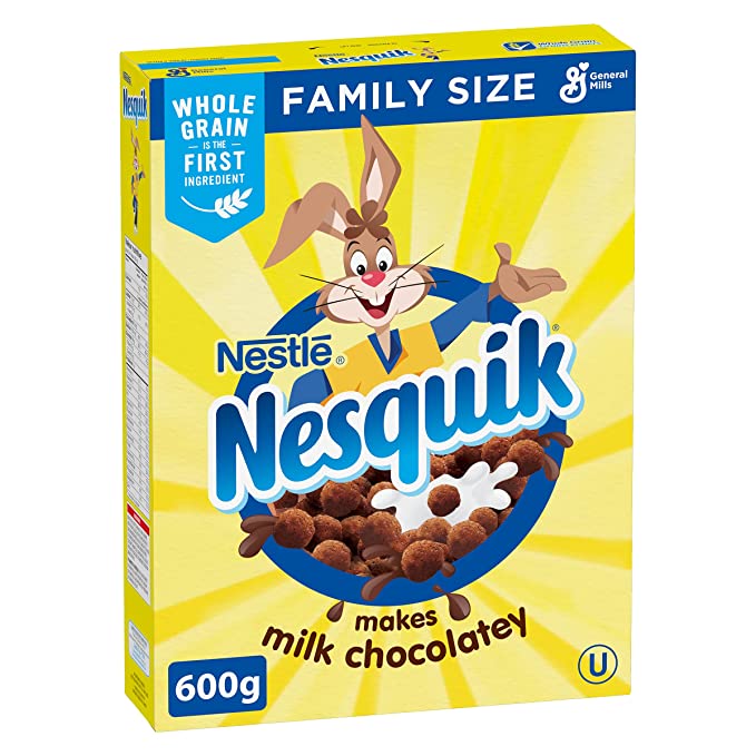 Nesquik Chocolatey Cereal, 600 Gram {Imported from Canada} - 065633297067