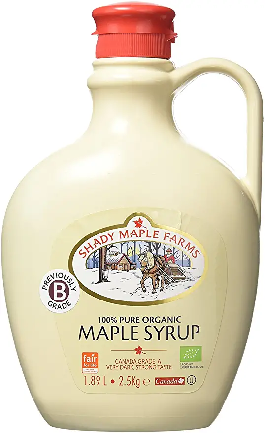  Shady Maple Farms Grade A Organic Maple Syrup - 64 Fluid Ounces (Previously Grade B)  - 066676990649